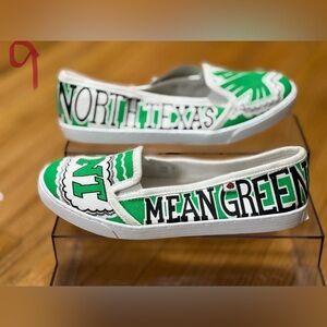 North Texas Mean Green Slip-On Shoes